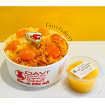 TRỨNG MUỐI, CHÀ BÔNG, PHÔ MAI SỐT ĐẶC BIỆT TÔ NHỎ